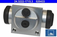ATE 24.3222-1715.3 Radbremszylinder Zylinder Radbremse Hinterachse Hinten