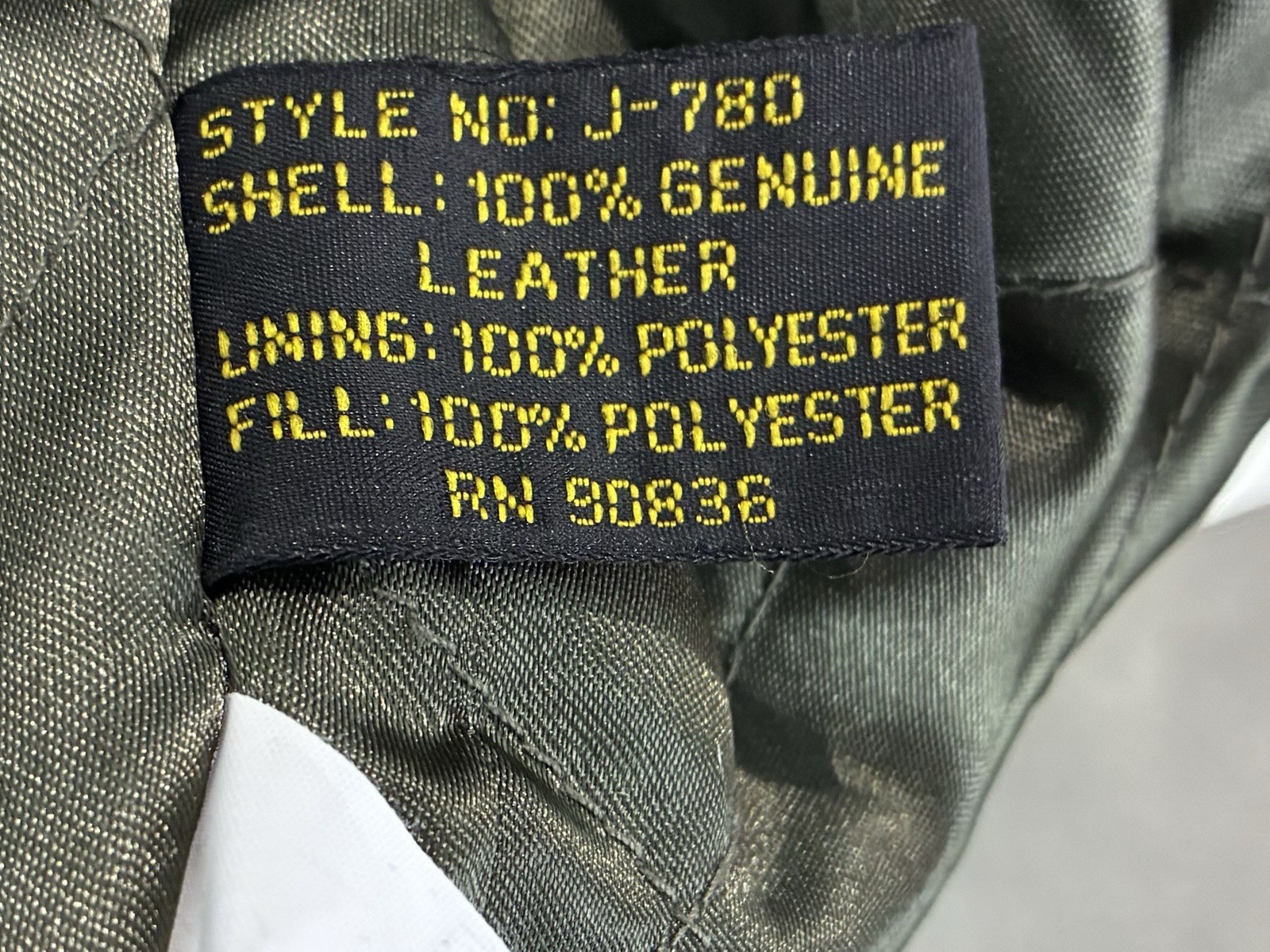 VTG Java Sun Microsystems XXL Leather Bomber Jack… - image 4