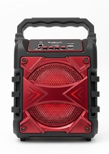 Trolley Audio Red Portable Speaker System with USB  Microphone Input