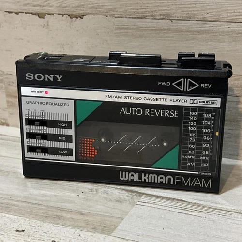 Sony Walkman WM-F18/F28 Cassette Player FM/AM Radio (Tested) Vintage Retro WORKS