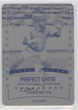 2014 Leaf Perfect Game Showcase Printing Plate Black 1/1 Chris Betts #51 0s3