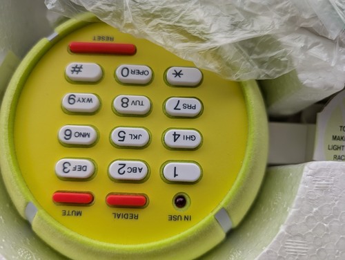 Vintage Tennis Phone Nos 1988 Never Been Used New - Afbeelding 7 van 11