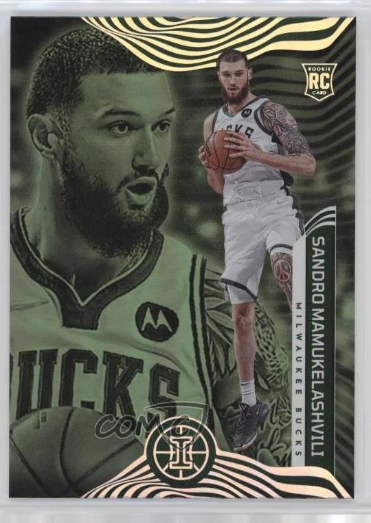 2021-22 Illusions Trophy Collection Emerald Sandro Mamukelashvili Rookie RC 05v0