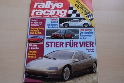 2) Rallye Racing 20/1987 - Toyota Celica Turbo 4WD G - TVR S Cabrio mit 160PS im