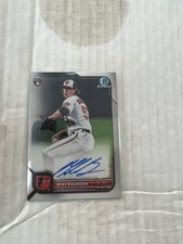 Mike Baumann 2022 Bowman Chrome Rookie Auto Base #CRA-MB NrMt
