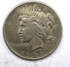 Nice Detail 1921 Peace Silver Dollar S$1 US Coin You Grade It A48
