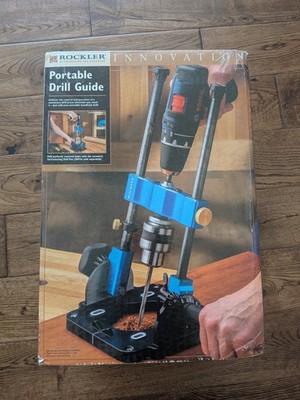 Rockler Portable Drill Guide Drill Press Adapter for Hand Drill - NEW