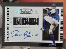 2019 Contenders Draft Picks Daniel Espino Auto /18 Guardians Future Closer 