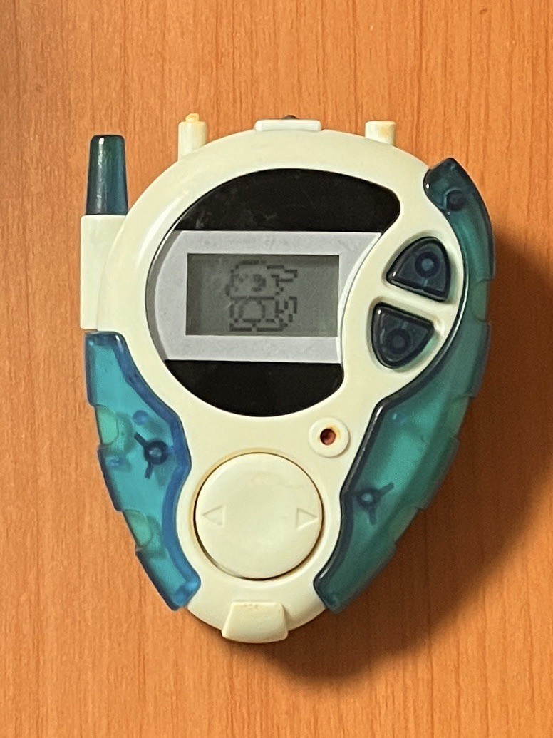 digimon digivice d3 d-3 old toy blue ver 2
