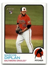 2022 Topps Heritage #617 Marcos Diplan Baltimore Orioles Rookie