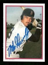 1988 Topps All Star Glossy Mail In 20 Mike Greenwell signed auto autograph rip r