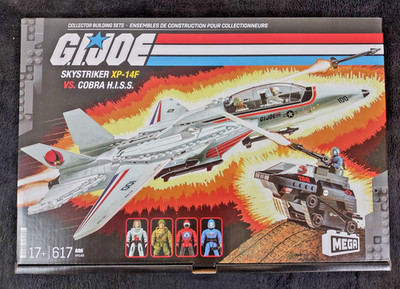 MEGA BLOKS - G.I. JOE Skystriker vs. COBRA H.I.S.S. Building Set, 617 Peice Buil