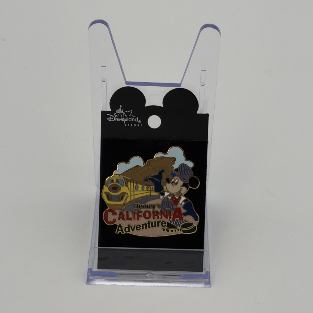 Disney pin 3519 Mickey Mouse California Adventure Train grizzly peak Disneyland