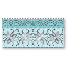 Poppystamps Nordic Snowflake Border Set craft die