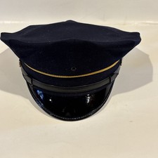 Vintage NYPD Police Officer Uniform Cap Hat MOUNTED UNIT Hat - Made USA