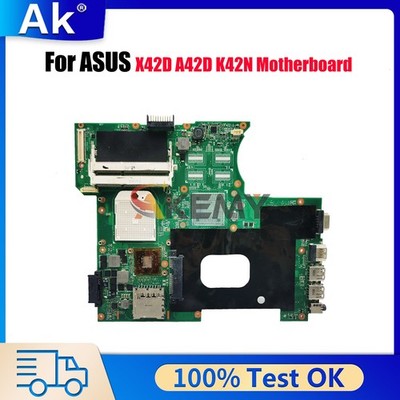 K42N Laptop Motherboard For ASUS A42D K42N X42D K42N Mainboard 100% tests OK