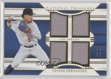 2024 Panini National Treasures Game Gear Swatches Quad 6/99 Yeiner Fernandez s3g