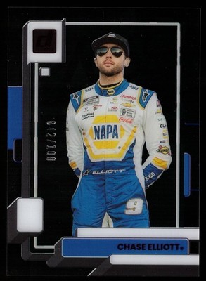 Chase Elliott - 2023 Panini Chronicles Clearly Donruss Red /100 #1 FREE SHIPPING