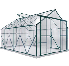 Large Walk In Greenhouse Aluminium Plant Veg Grow House Garden Panel Structure
