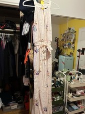 Women's Pink Floral Jumpsuit