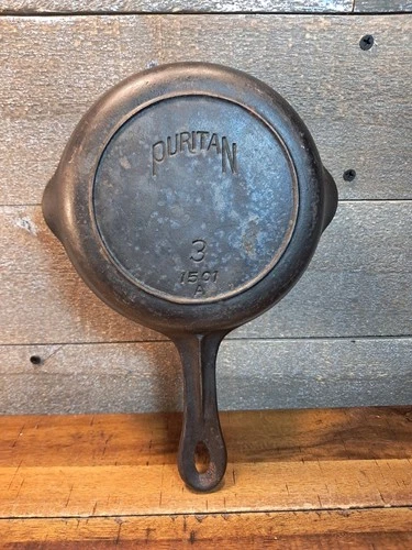 Griswold Puritan #3 / 6-1/2" Cast Iron Skillet #1501