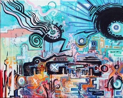 GEMÄLDE abstrakt C. FANTA ORIGINAL Kunst Leinwand MALEREI art Acryl bild Unikat