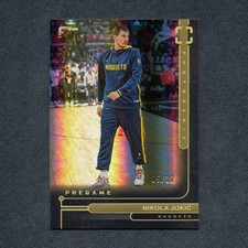 2022-23 Panini Photogenic Pregame Nikola Jokic Gold 05/10 Nuggets #Y