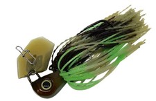 Kaesu Tranquil Chatterbait, JDM fishing lures, 3/8 oz, Color Lime Bug #01