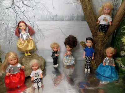 PETRAS SELBST ENTWORFENE & GENÄHTE KLEIDUNG 💙 Shirt, Hose, Kleid, Unterhosen 💙 KLEIDUNG für Mode Puppen: Kind ca. 10-13cm