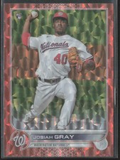 2022-23 Series 1 Josiah Gray 43 Base Orange Foilboard /299 RC