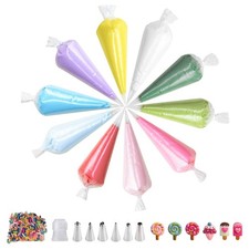 10Pcs 3.5 Oz Decoden Cream Kit, Pearlescent Rainbow Theme Simulation Fake Whi...