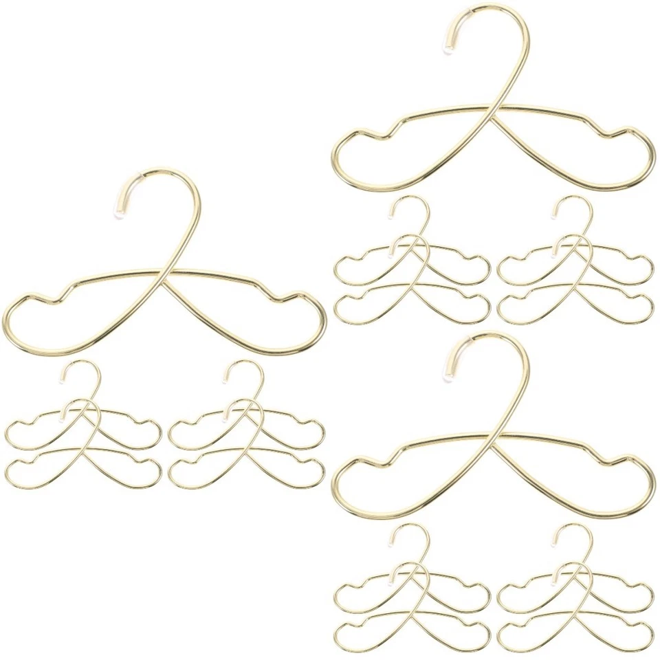  15 PCs Dolls Kleidung Little Kleiderbügel Mini Kleiderbügel Mini House