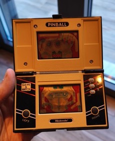 Pair Nintendo Game & Watch &ndash; Pinball PB-59 + Blackjack BJ-60 1983/1985 &ndash; For Par