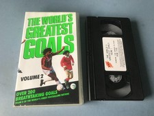 The World's Greatest Goals Volume 2 - VHS Video Vintage