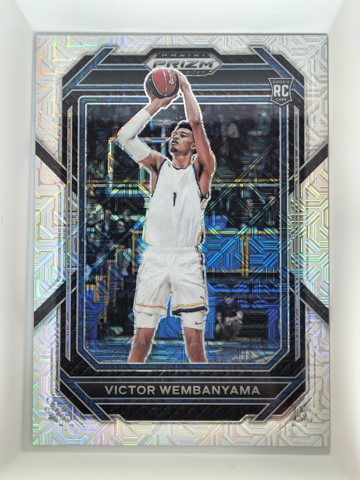 2023 Panini Prizm Draft Picks Victor Wembanyama #1 Mojo Prizm 23/25