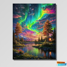 Landscape Paint by Numbers Kit for Adults - Aurora Adult Paint by Number Kits...