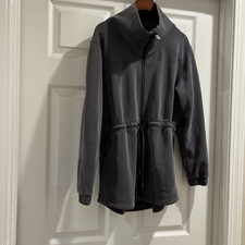 EUC Lululemon Cinch-Waist Softstreme Jacket Graphite Grey Size : 4
