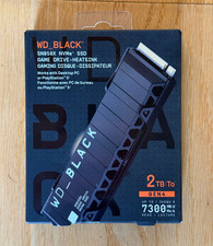 Image of WD Black SN850X 2TB SSD M.2 2280 NVME PCI-E Gen4 Solid State Drive with Heatsink