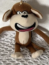 Vintage Bobby Jack  Plush Keychain White Backpack