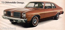 1973 Oldsmobile Omega  Auto Refrigerator / Tool Box Magnet Man Cave