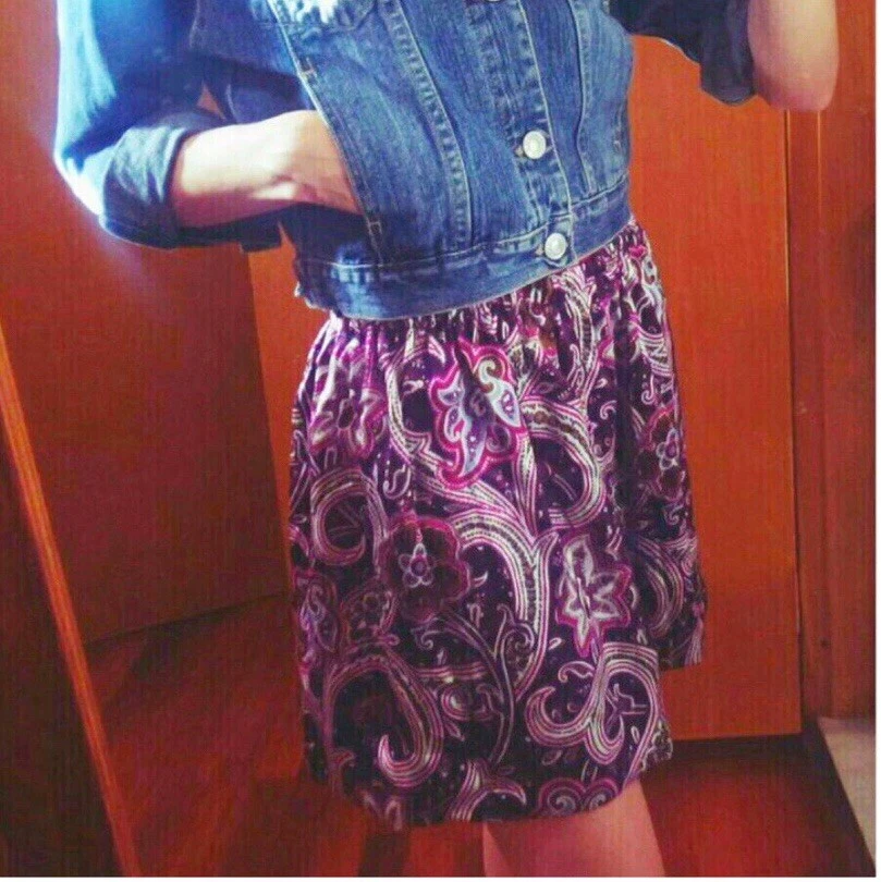 Gonna seta shop corta