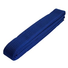 New Taekwondo Karate Martial Arts 1.5" Wide Belts Double Wrap Belts, Blue