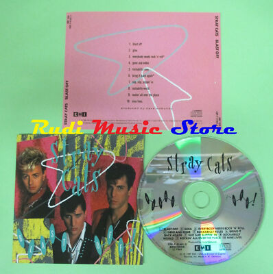 CD STREY CATS Blast off 1989 Germany EMI CDP-7-91401-2 (Xs2) no lp mc dvd