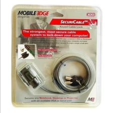 Mobile Edge Security Cable Lock Keyed Laptop Computer Anti Theft Protector New