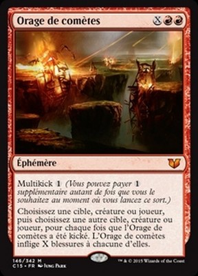 MTG Magic C15 - Comet Storm/Orage de comètes, French/VF