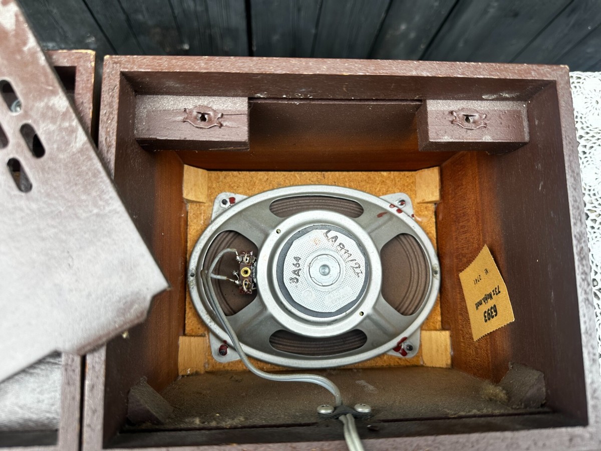 pair Vintage Siemens Klangfilm bookshelf speakers german 1960ies