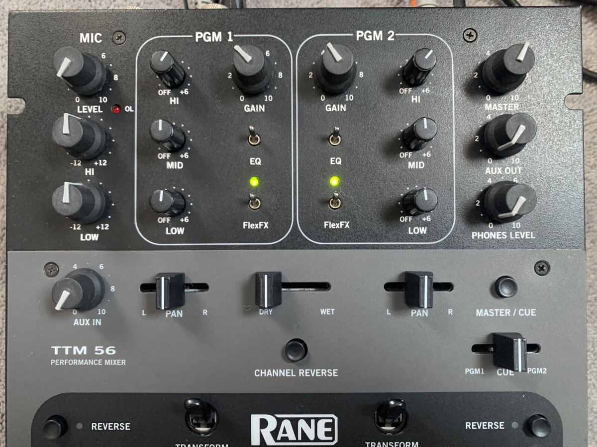 Rane TTM56 djミキサー　mixer Vestax pioneer Rane TTM 56 DJ Mixer Rental - DJ Peoples