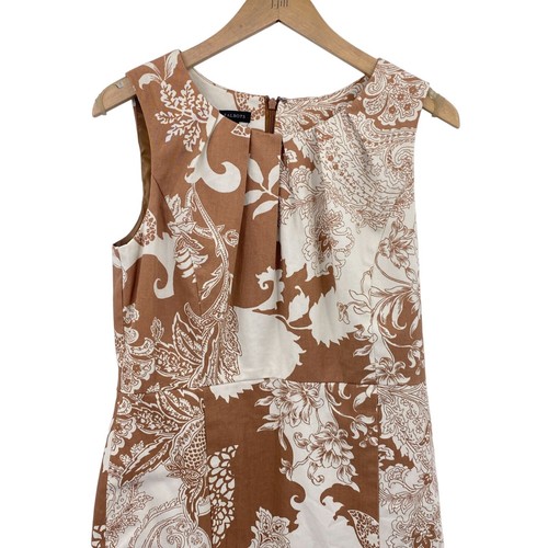 Talbots sheath dress size 10 paisley floral print career work office knee length - Picture 2 of 7