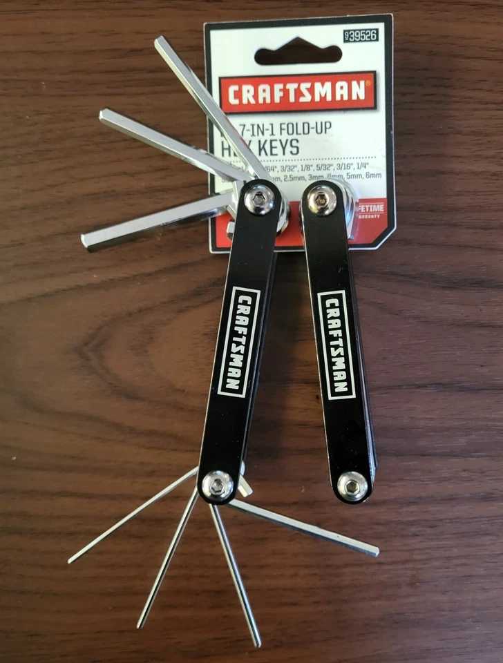 Craftsman 2 -7-in-1 Fold-up Hex Keys, SAE and METRIC - Image 3 of 3