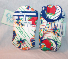 NEW WITH TAGS VINTAGE 90'S CUTIE PIE BOTTLE HOLDER  BLUE